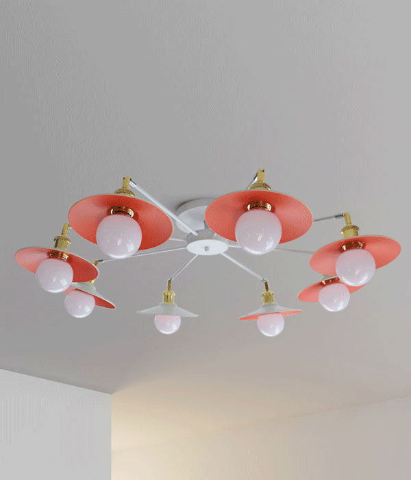 스왈로 8등 거실전등 아파트거실등