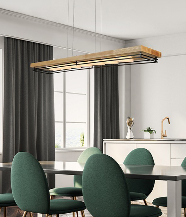 찰스 원목 국산 식탁전등 LED식탁등